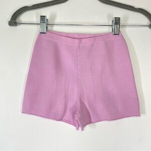 NWT Zara Pink Knit Shorts. Size S